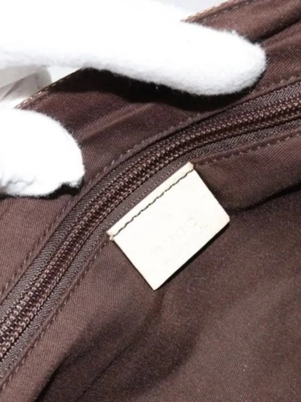GUCCI GG Canvas Shoulder Bag Beige Silver 145859 Auth 181188